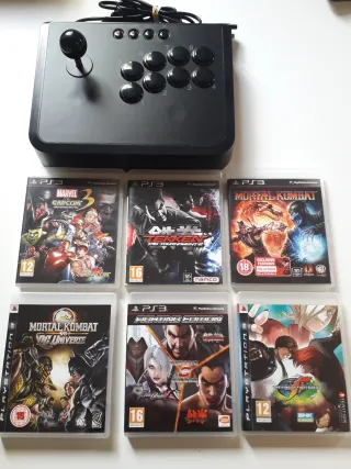 Mando Arcade y 6 Juegos PS3