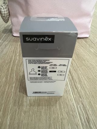 Biberón Suavinex Rosa Diseño Estrellas