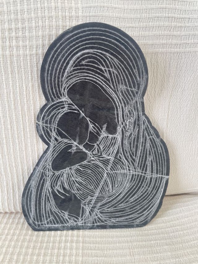 Parche Virgen María y Niño Jesús