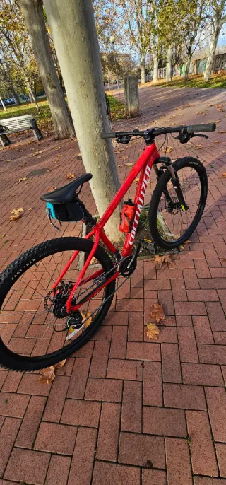 Bicicleta de Montaña Roja