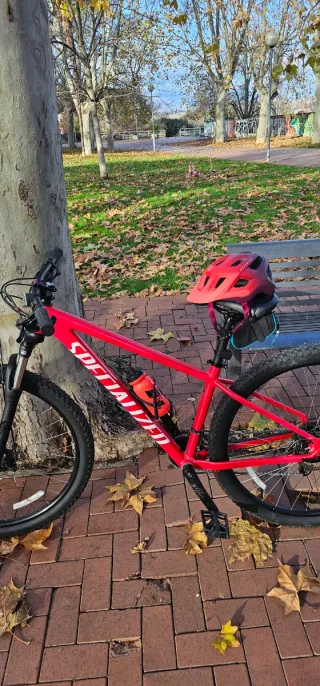 Bicicleta de Montaña Roja
