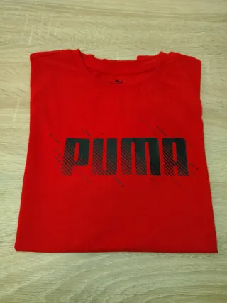 Maglietta Puma rossa 13/14 anni