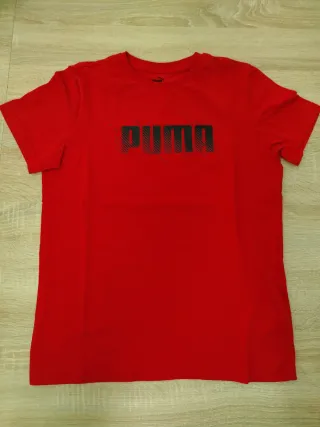 Maglietta Puma rossa 13/14 anni