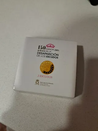 Moneda de Oro 2 Escudos 150 Aniversario