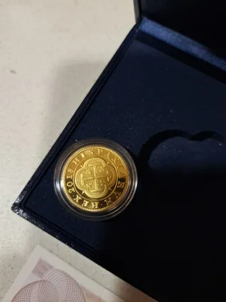 Moneda de Oro 2 Escudos 150 Aniversario