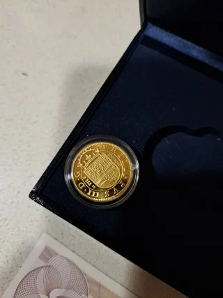 Moneda de Oro 2 Escudos 150 Aniversario