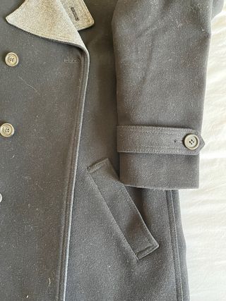 Chaqueta Marinero H&M Negra y Gris