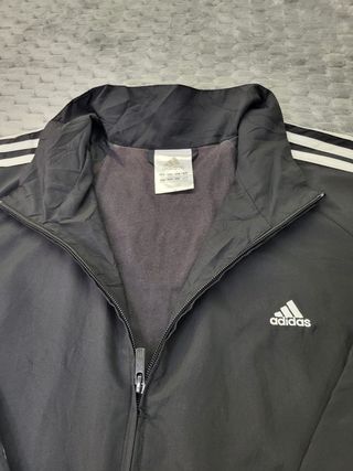 Chaqueta Deportiva Adidas XL Negra/Borgona