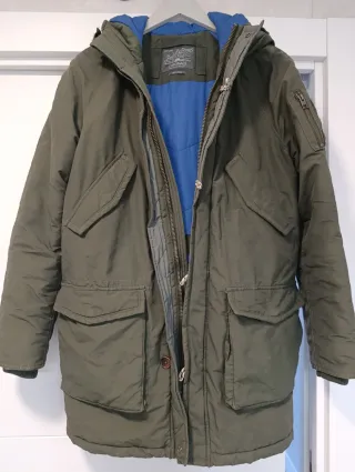 Abrigo Jack & Jones verde oliva Talla L