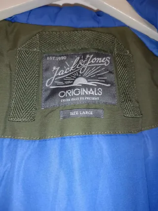 Abrigo Jack & Jones verde oliva Talla L