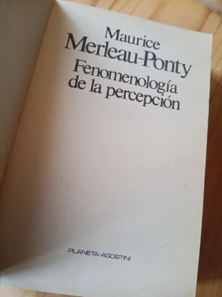 Fenomenología de la percepción