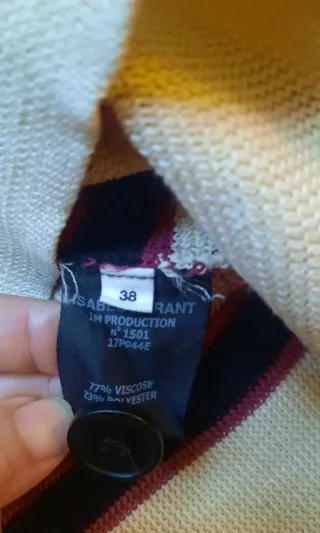 Jersey nuevo viscosa Isabel Marant Etoile rayas T.