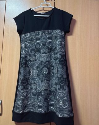 Vestido Misstic Negro y Gris