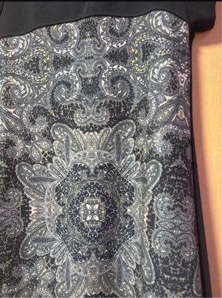 Vestido Misstic Negro y Gris