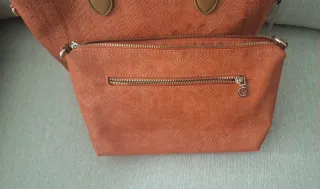 Bolso Desigual Naranja/Marrón