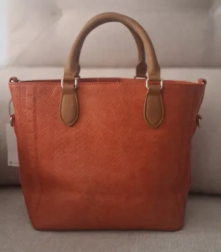 Bolso Desigual Naranja/Marrón