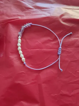 Pulsera Amatista y Perlas