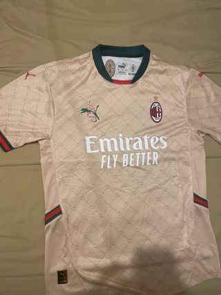 Maglia Milan Puma Beige/Verde