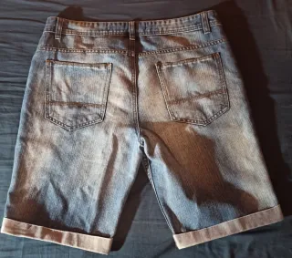 Bermudas vaqueras azules