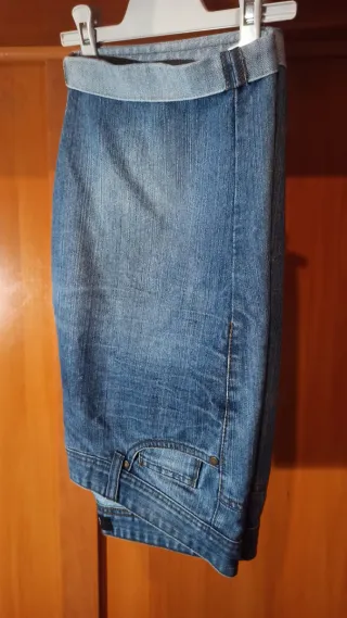 Bermudas vaqueras azules