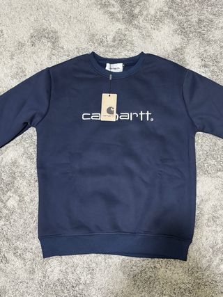 Sudadera Carhartt Azul sin Capucha