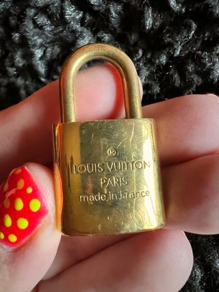 Ciondolo Louis Vuitton portachiavi oro