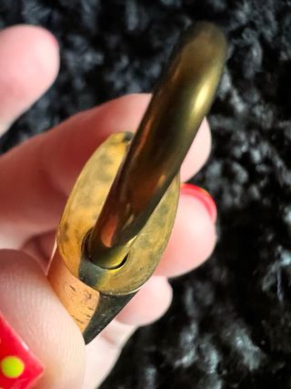 Ciondolo Louis Vuitton portachiavi oro