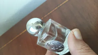 Botella Agua Bendita Lourdes Metal