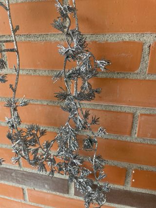 Guirnalda Navideña Plateada