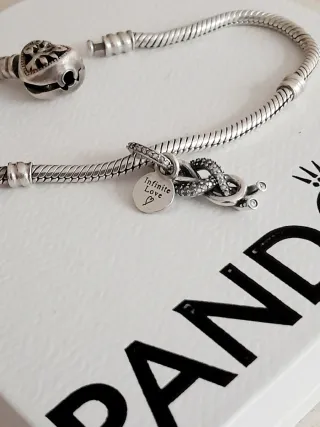 Charm Pandora Nodo Infinito Argento