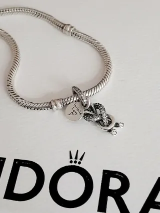 Charm Pandora Nodo Infinito Argento