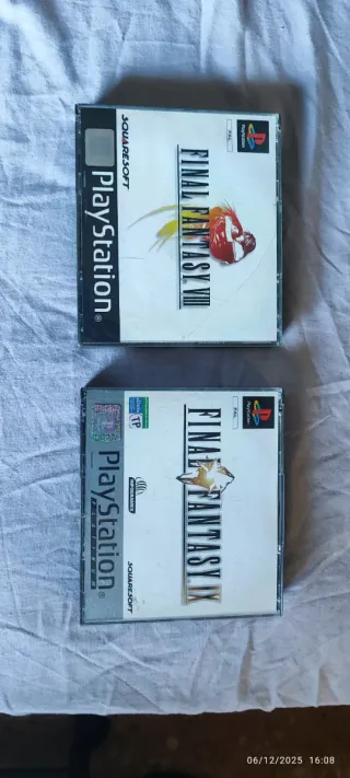 Lote Final Fantasy VIII y IX PS1 PAL
