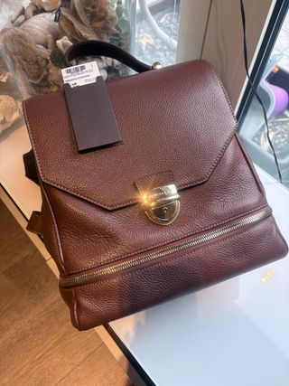 Zaino Trussardi pelle vitello marrone