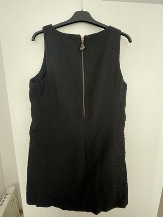 Vestido Negro Desigual Talla 44 Christian Lacroix