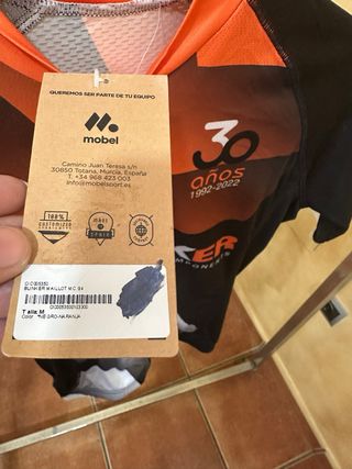 Maillot Mobel 30 Años Talla M Nuevo