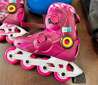Patines infantiles Oxelo con casco y bolsa