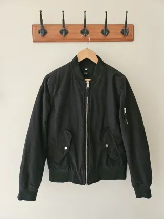 Chaqueta bomber H&M negra