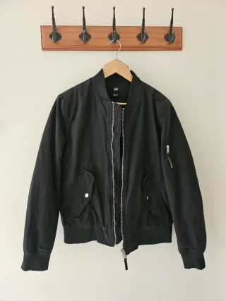 Chaqueta bomber H&M negra