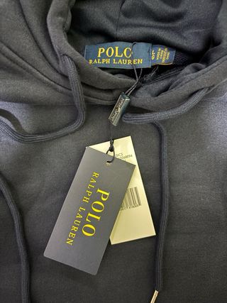 Sudadera Polo Ralph Lauren con capucha azul