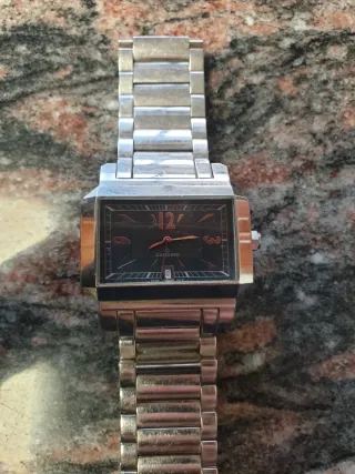 Reloj Candino Negro y Plateado