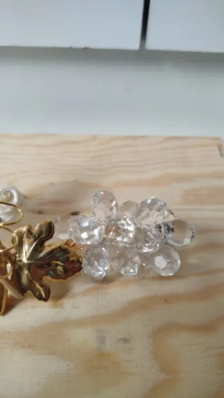 Decorazione Vetro Oro Trasparente