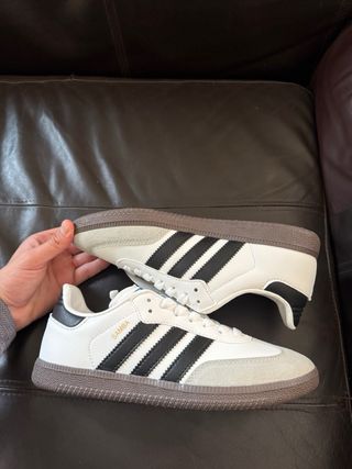 Zapatillas Adidas Samba Gris/Blanco