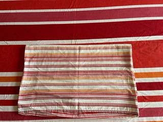 Funda Nórdica Ikea Rayas Naranja y Rojo