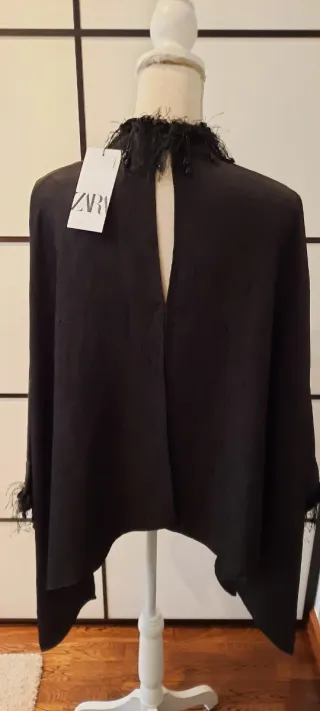 Blusón Zara Fiesta Negro