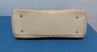 Bolso Beige Piel Serpiente