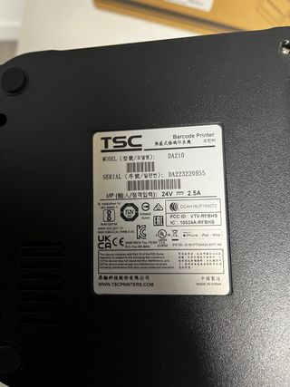 Impresora de etiquetas TSC