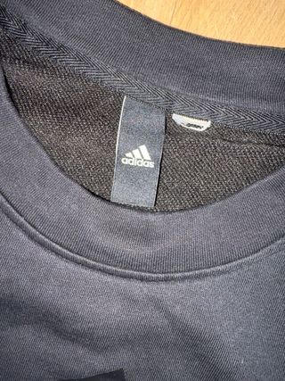 Sweatshirt Adidas Black Vintage-Style Logo Print 9