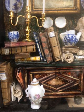 Diorama vintage miniatura