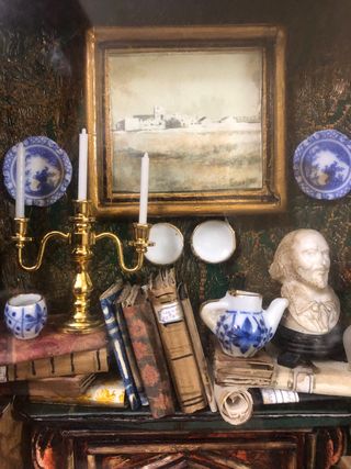 Diorama vintage miniatura