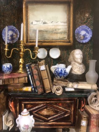 Diorama vintage miniatura